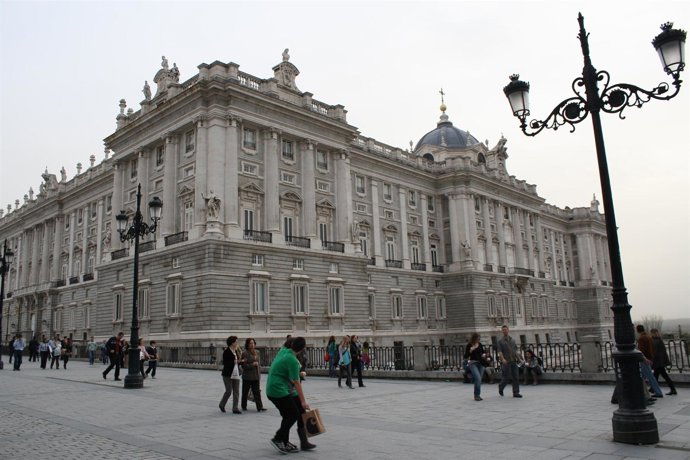 Palacio Real de Madrid, plaza de Oriente