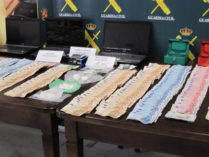 Parte del material intervenido en la Operación Chistera