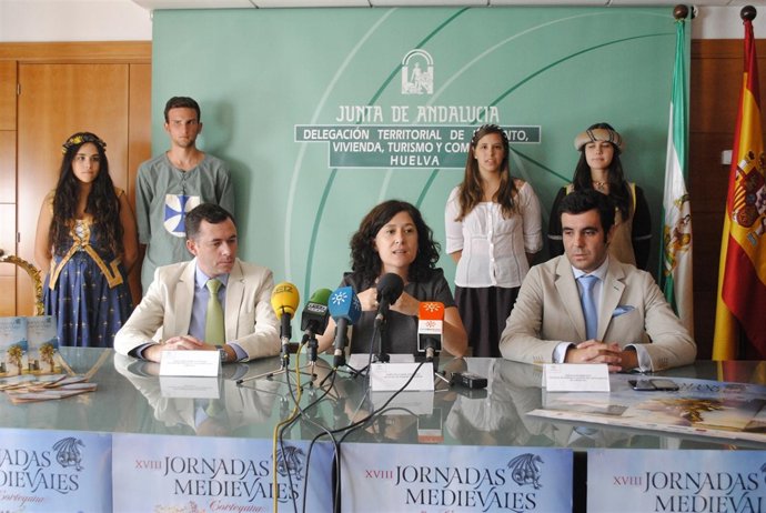 Presentación de las jornadas medievales de Cortegana (Huelva).