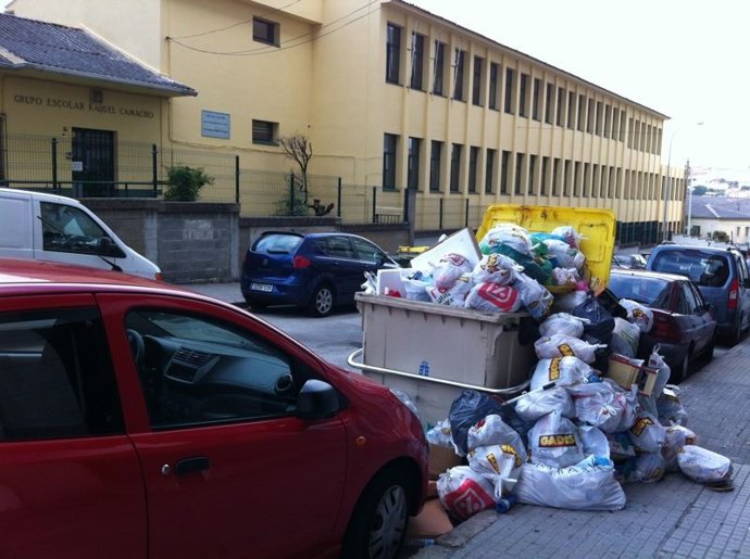 Huelga de basuras en A Coruña
