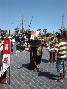 Jornada de Puertas Abiertas en el Muelle de las Carabelas el 3 de Agosto.