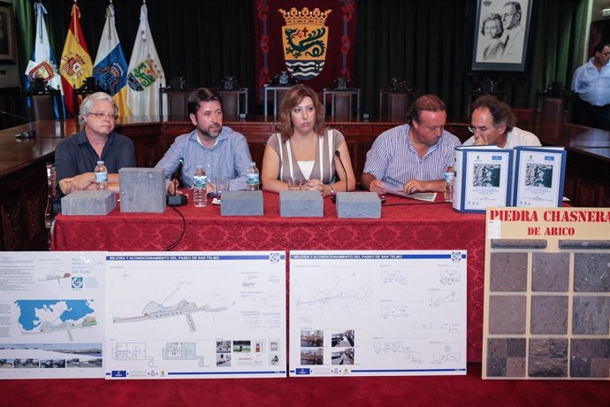 Rueda de prensa sobre el Plan del Paseo de San Telmo