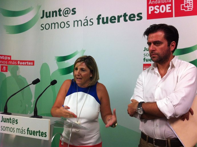 La secretaria provincial del PSOE de Cádiz, Irene García