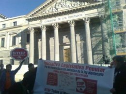 Protesta contra los desahucios