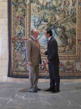 Reun Ión Entre El Rey Y José Ramon Bauza