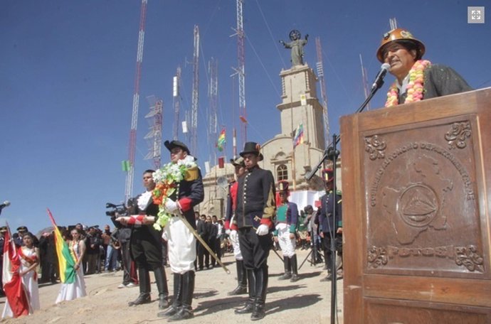 Evo Morales en Potosí