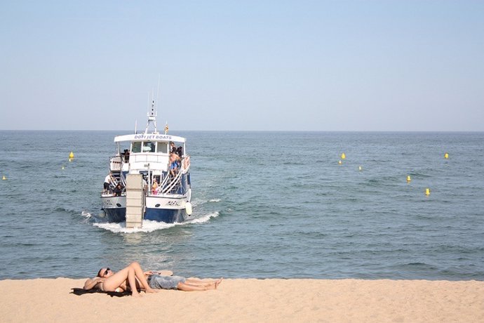 Tomar El Sol, Verano, Playa, Barco