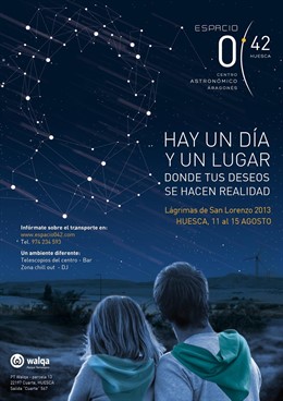 Cartel anunciador de las actividades