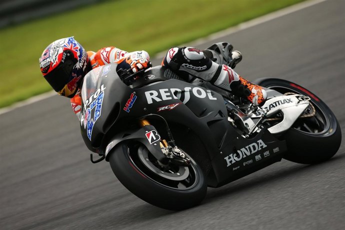 Casey Stoner rodando en Motegi