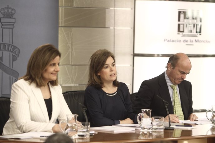 Último Consejo de Ministros con Fátima Báñez, Soraya y de Guindos