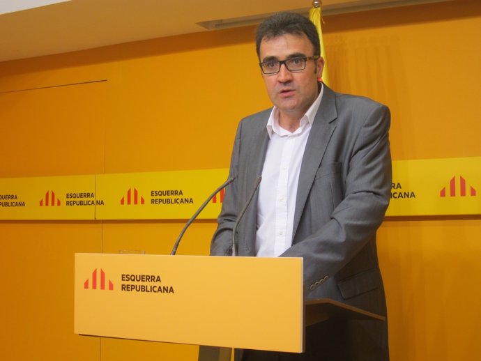 El secretario general adjunto de ERC, Lluís Salvadó