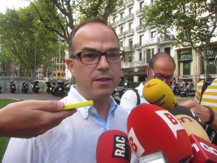 El líder de CiU en el Parlament, Jordi Turull