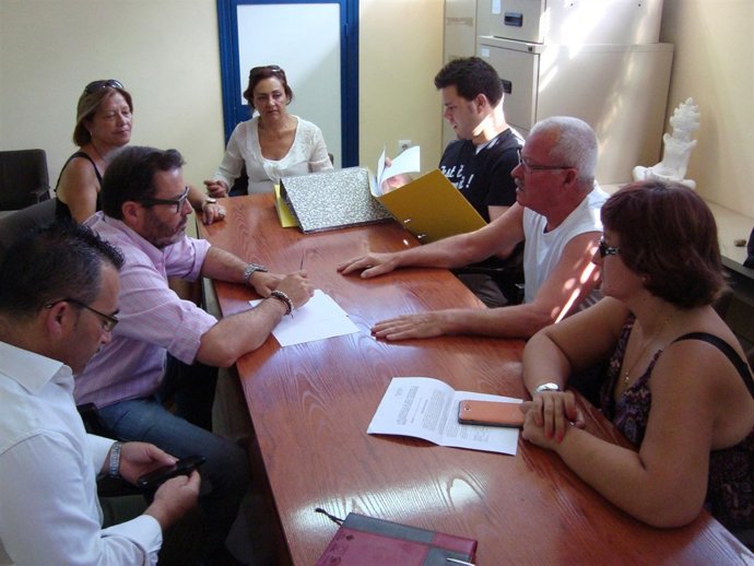 Reunión del PSOE con la asociación de vecinos de La Unión de Jaén