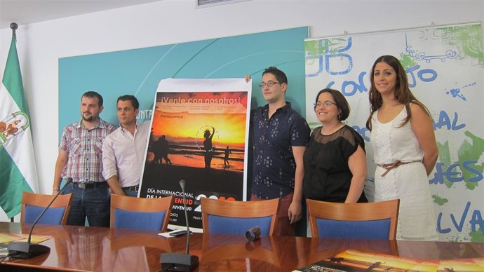 Presentación de la Feria de la Juventud en Punta Umbría (Huelva).