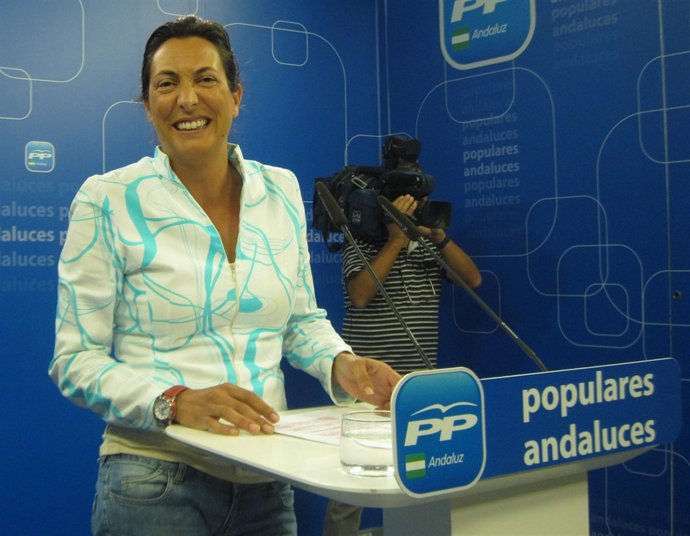 Dolores López, hoy en rueda de prensa