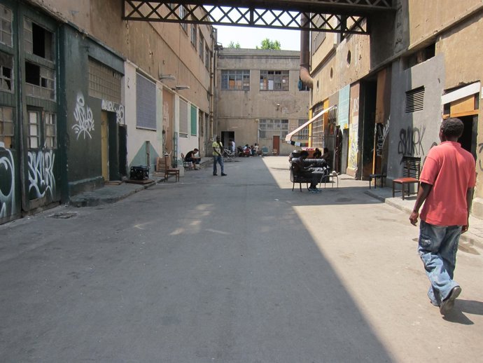 Asentamiento de la calle Puigcerdà 127, en el Poblenou