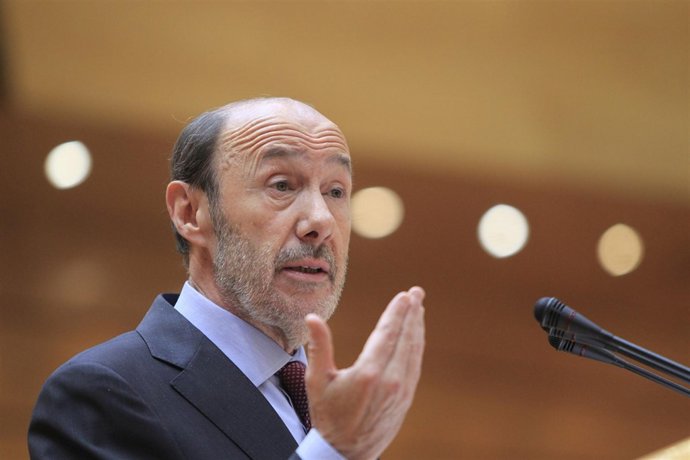 Rubalcaba en el debate sobre Bárcenas