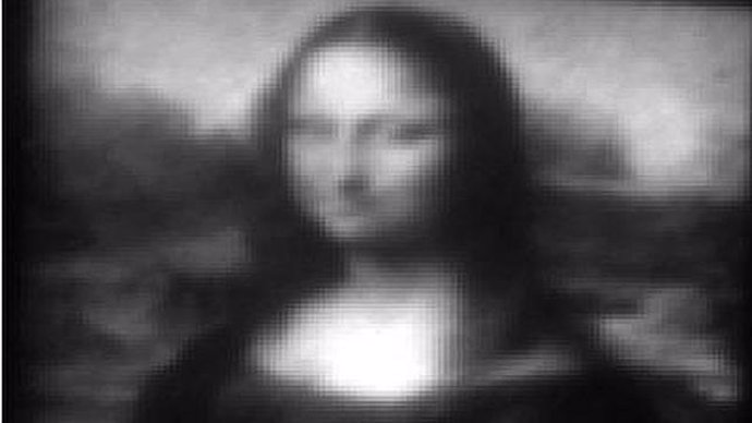 Mona Lisa grabada con nanolitografía