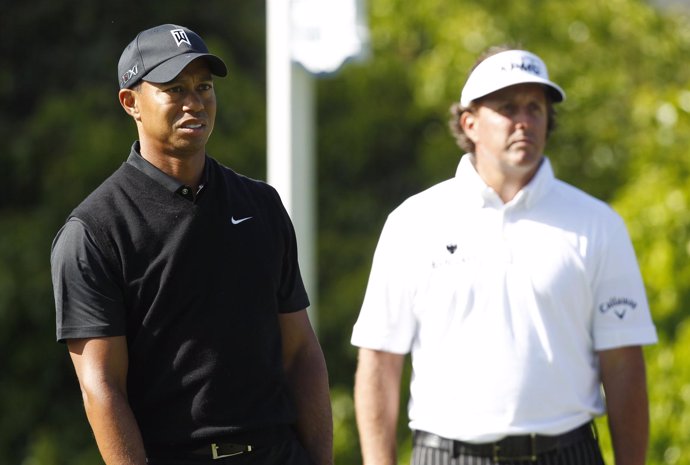 Tiger Woods y Phil Mickelson, rivales a batir en Oak Hill
