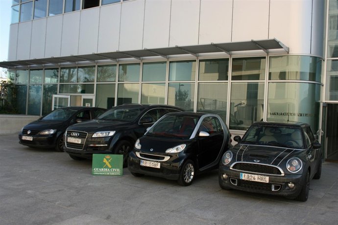 Vehículos intervenidos por la Guardia Civil