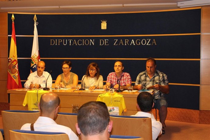 La Vuelta Ciclista al Bajo Aragón se ha presentado este jueves en la DPZ