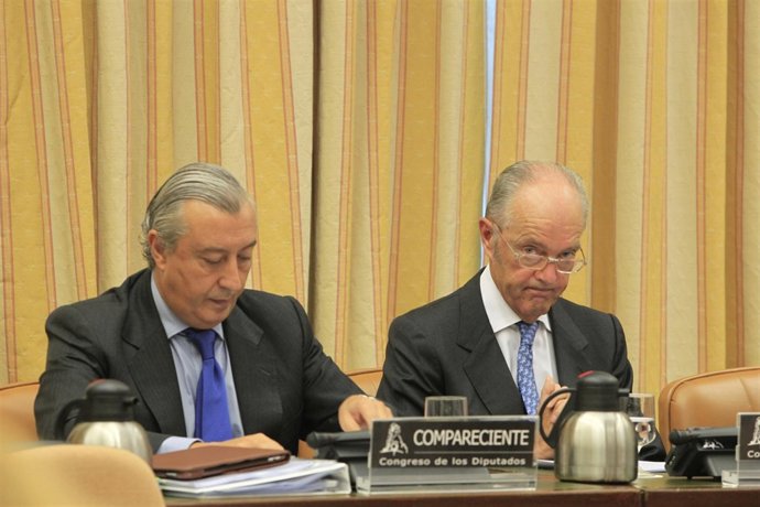 Los presidentes de Renfe (izda.) y Adif (drcha.) en el Congreso