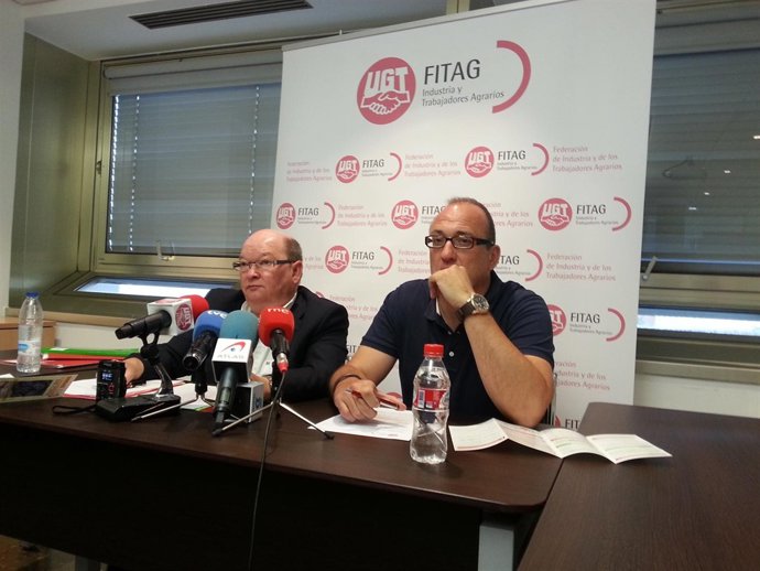 Antonio Deusa (Secretario General de Fitag UGT) y Jesús Acasuso