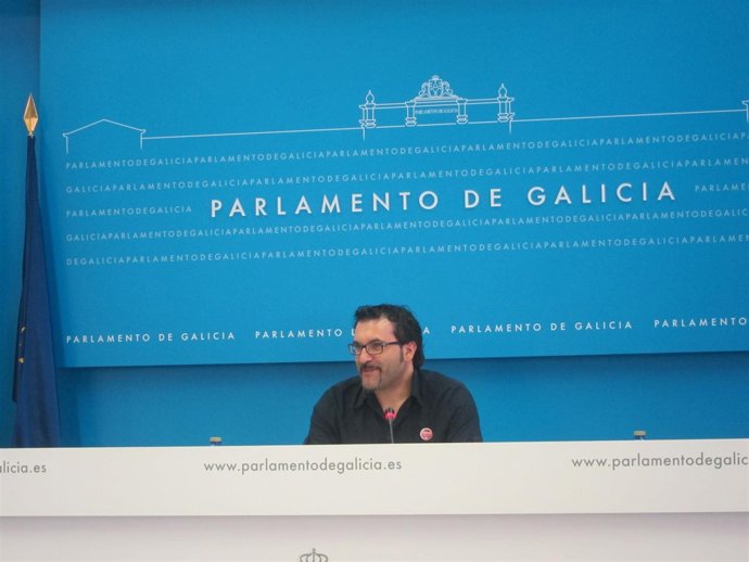 El diputado de Alternativa Galega de Esquerda (AGE) Juan Fajardo