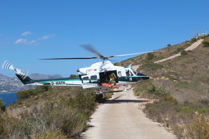 Rescate del cadáver encontrado en Benidorm