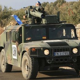 Tropas españolas en Beirut (Líbano)