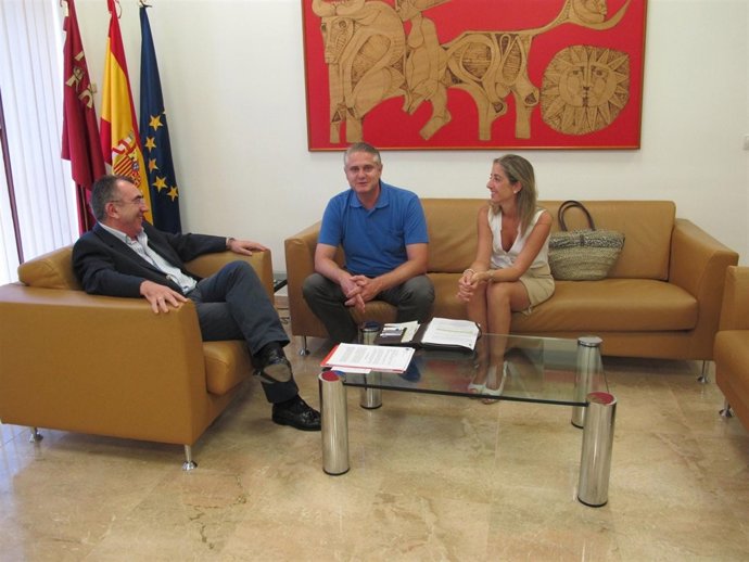 Campos y García Martínez, durante el encuentro