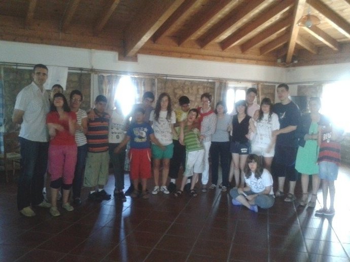 Visita campamento FEAPS en Alfaro