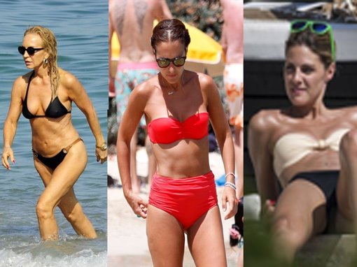 Carmen lomana, paula echevarria, amaia salamanca en bikini