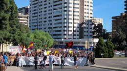 Manifestación Estudiantes En Valencia