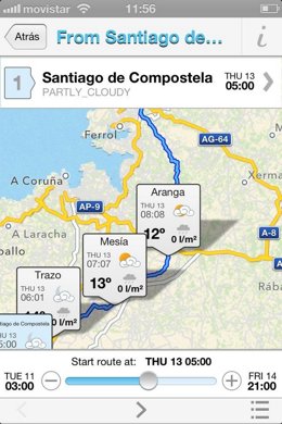 Aplicación playas MeteoGalicia