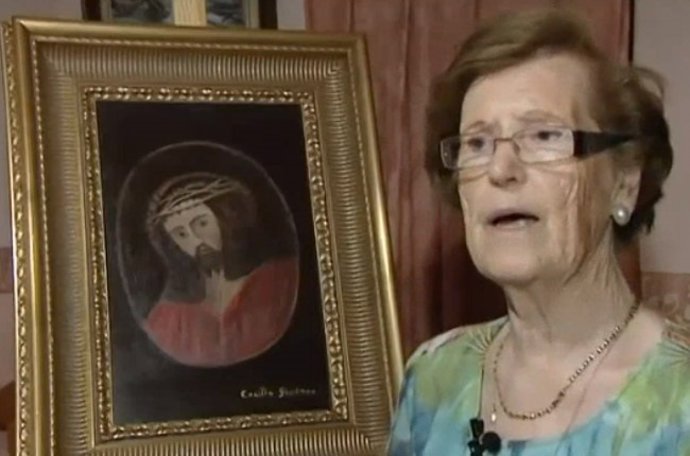 Cecilia Giménez crea un nuevo eccehomo