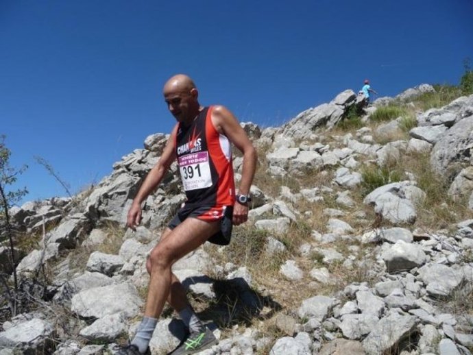 Bajada de la cima en la pasada edición de la prueba