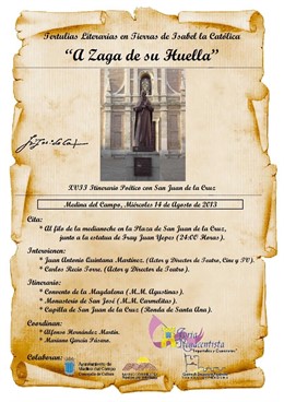 Cartel del recital poético