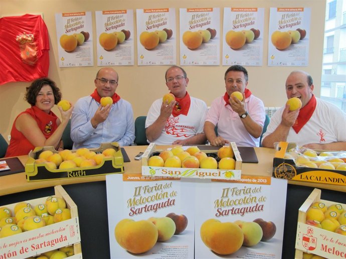 Presentación de la Feria del Melocotón de Sartaguda.