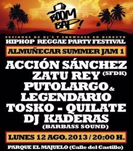 Cartel del festival de Hip Hop en Almuñécar