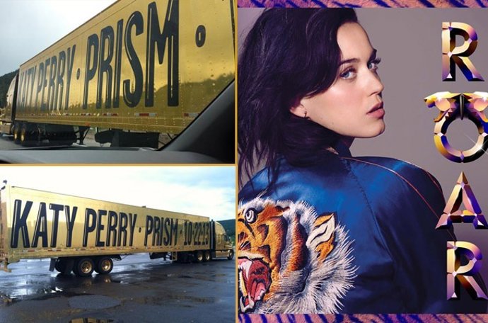 El camión de promoción de Katy Perry se estrella y su single se filtra