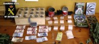 Erradicado un punto de venta de droga en Daimiel (Ciudad Real) con la intervención de 19 plantas de marihuana