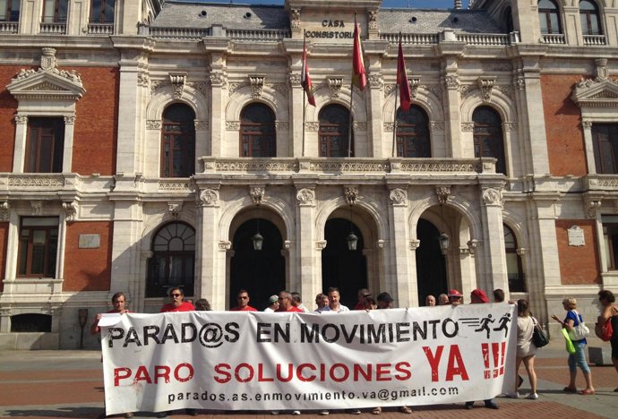 Manifestación de Parados en Movimiento en Valladolid
