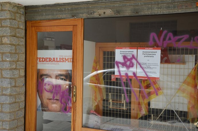 Sede del PSC en Vilassar de Dalt.