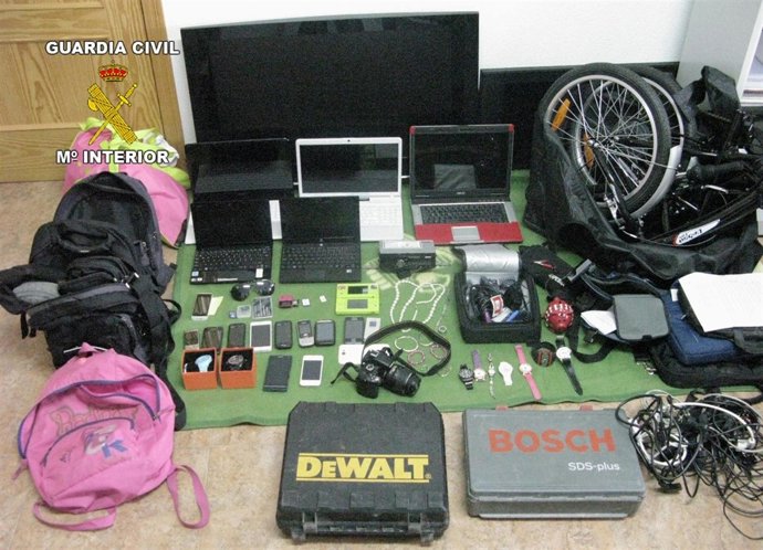 Imagen de los efectos sustraidos