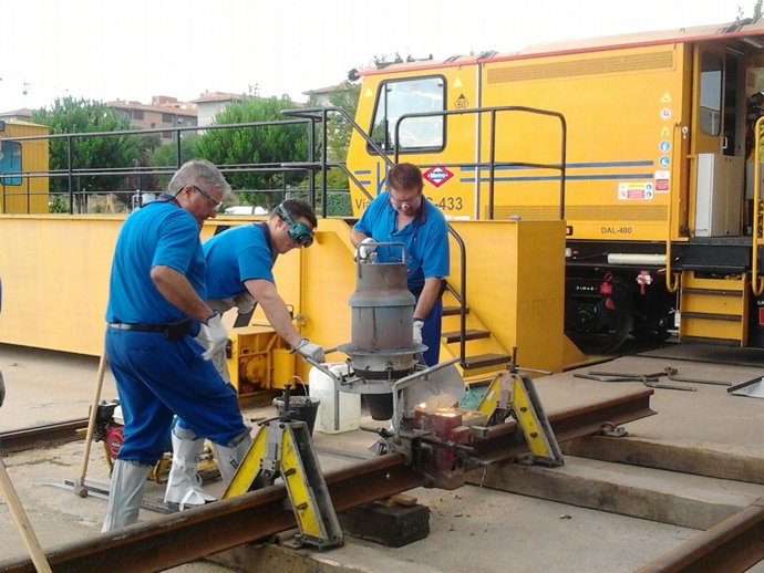 Fundir vías emtro de madrid