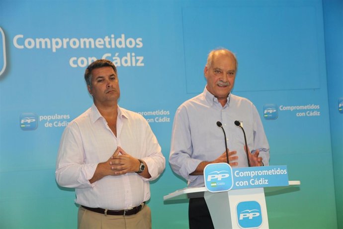 Romaní y Ramos (PP) en rueda de prensa