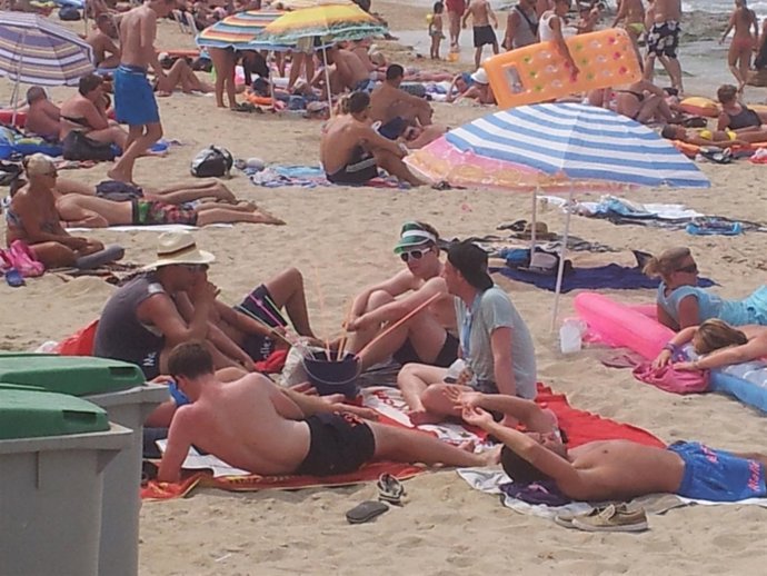 Consumo de alcohol en la Playa de Palma