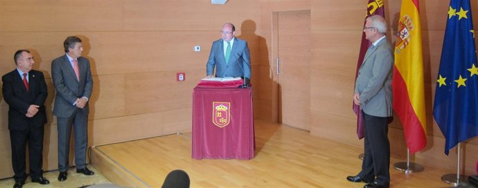 Toma de posesión de Pedro Antonio Sánchez como consejero de Educación