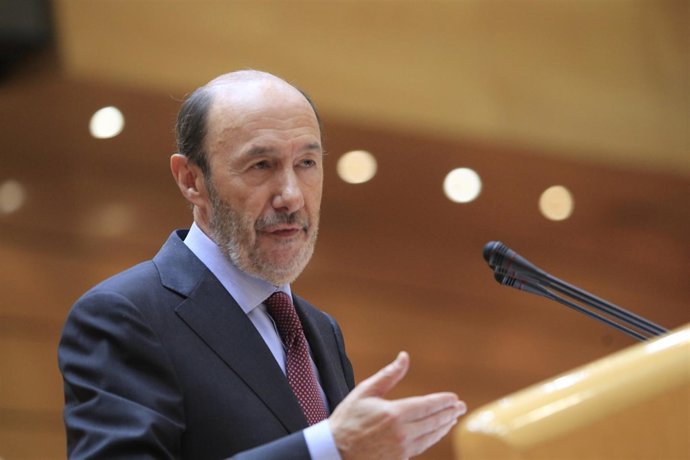 Rubalcaba en el debate sobre Bárcenas